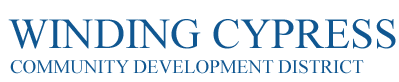 Winding Cypress Community Development District Logo